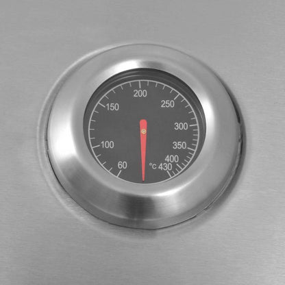 Gasgrill mit Brenner Mit Rad Silber Stahl mit Metallschlauch