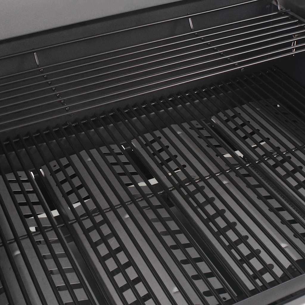 Gas Grill Silber Edelstahl