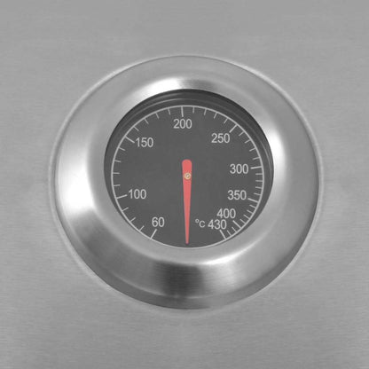 Gas Grill Silber Edelstahl