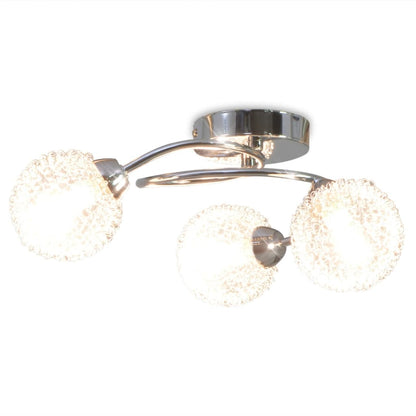 Plafoniera per 3 lampadine G9 120 W
