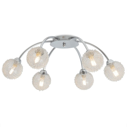 Deckenleuchte mit 6 LED-Glühlampen G9 240 W