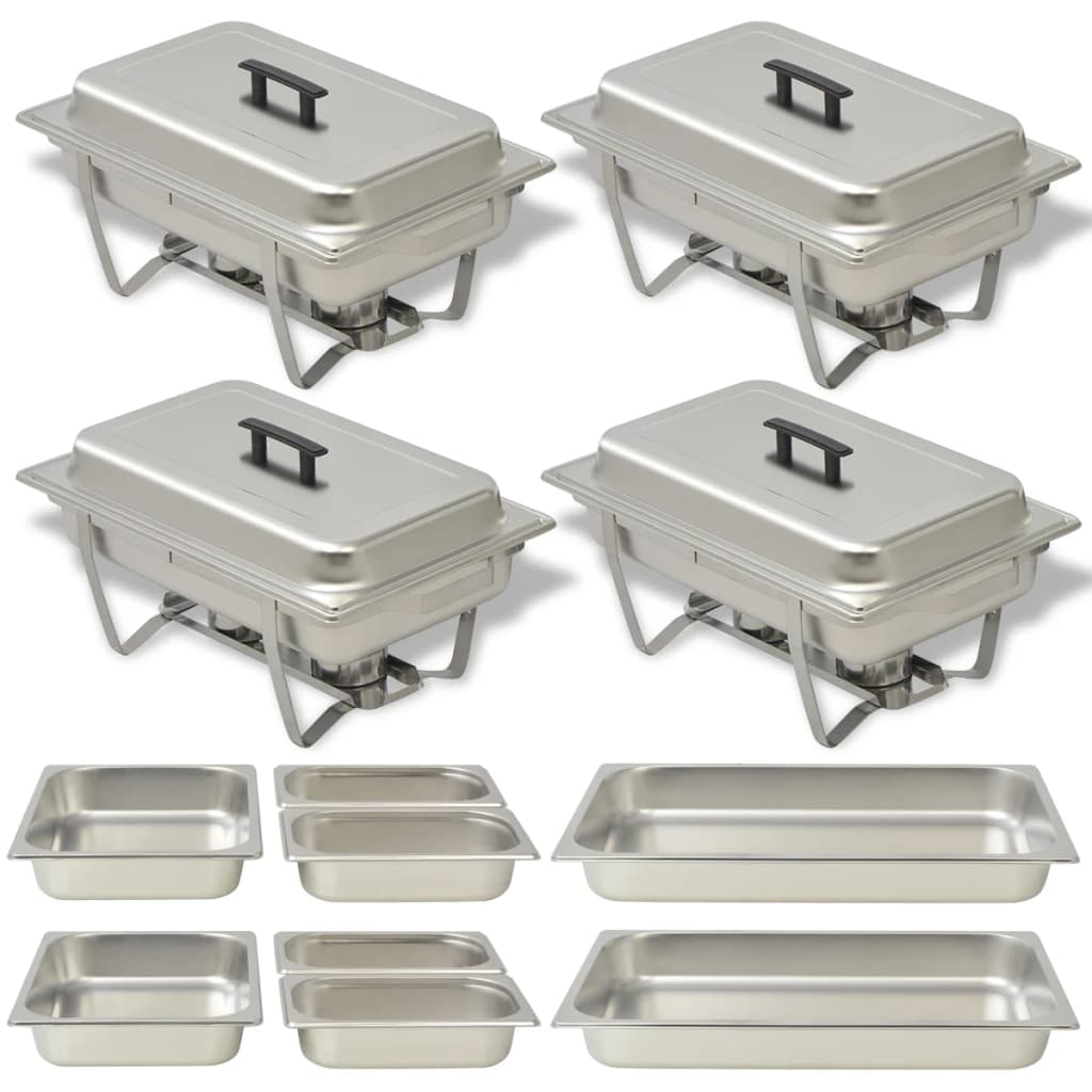 Chafing Dish Set 4-tlg. Edelstahl