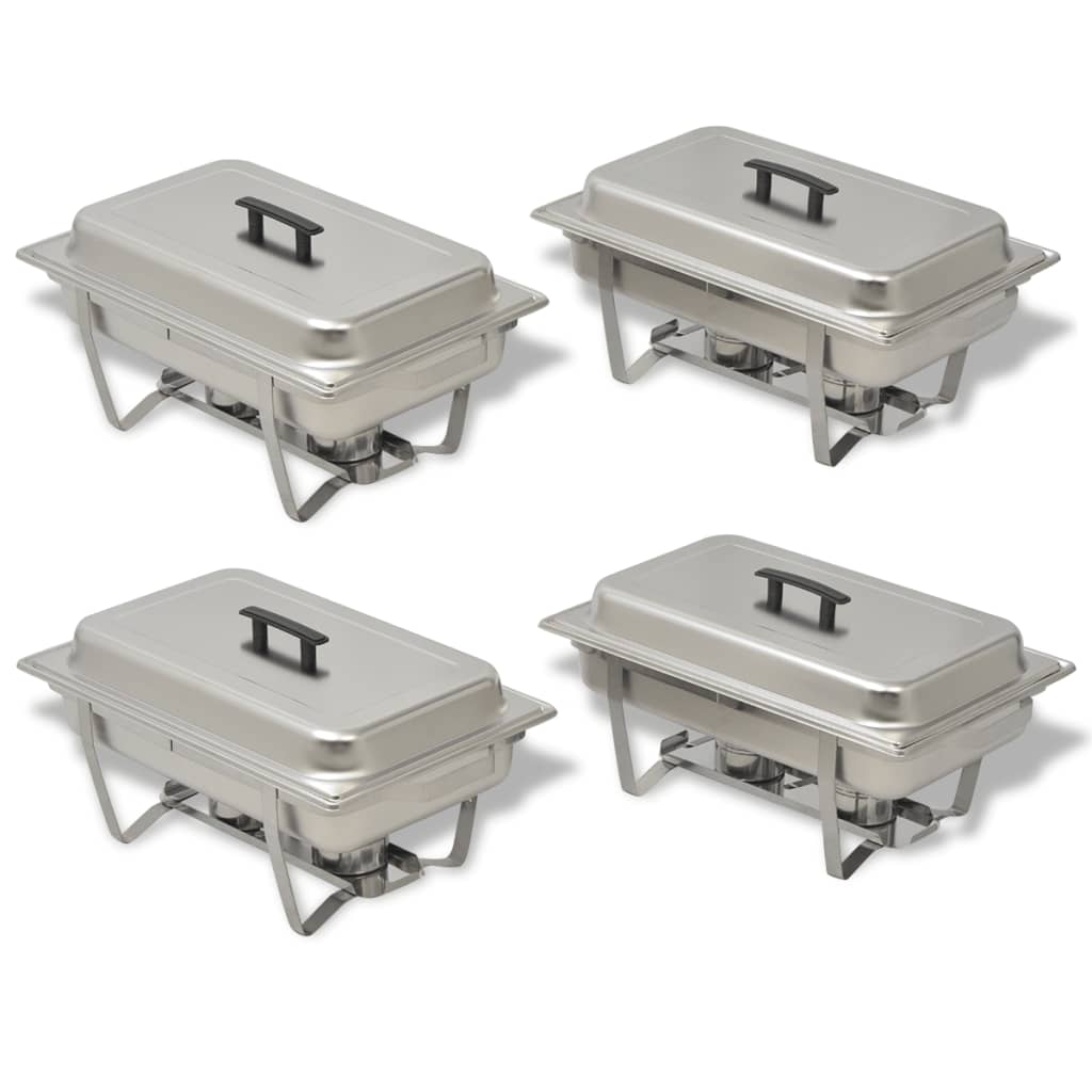 Chafing Dish Set 4-tlg. Edelstahl