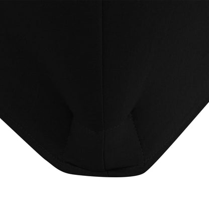 Stretch-Tischhusse 2 Stk. 183 x 76 x 74 cm Schwarz