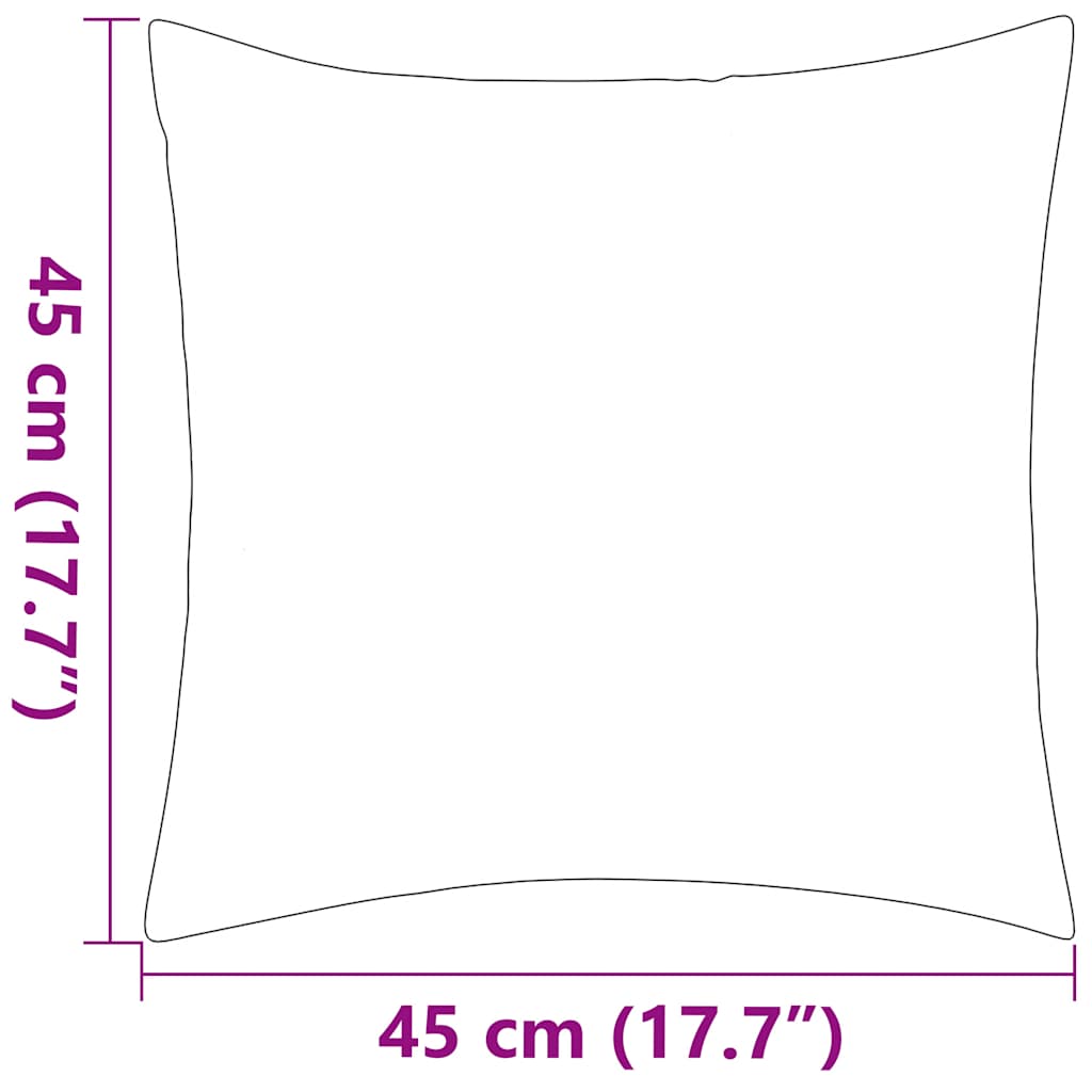 Cuscini da giardino, 2 pezzi, motivo a righe, 45 x 45 cm, blu navy