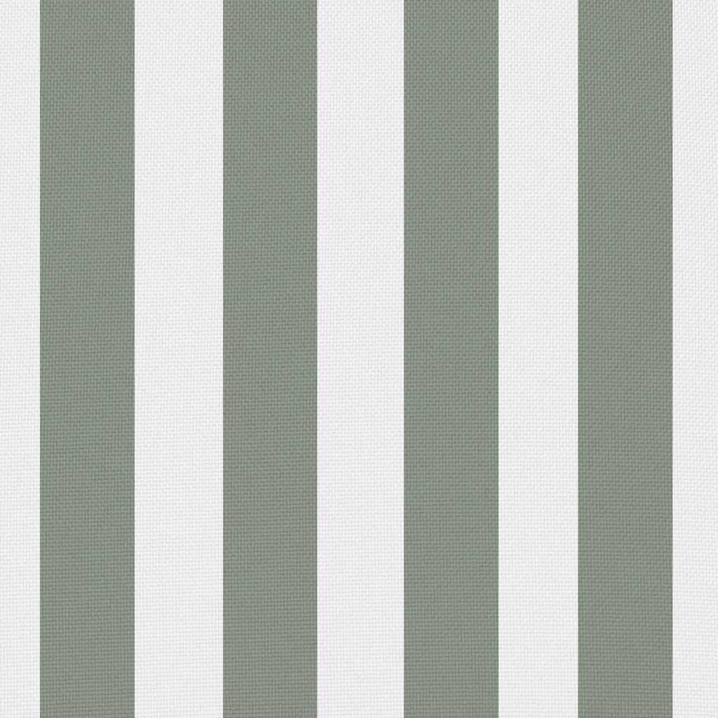 Gartenkissen 2 Stk. Streifenmuster 45 x 45 cm Grau
