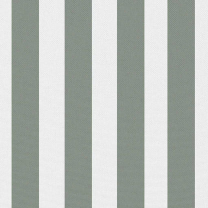 Cuscini da giardino, set da 4, motivo a righe, 45 x 45 cm, grigio