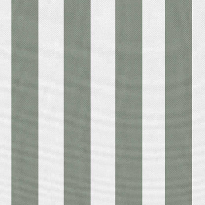 Gartenkissen 2 Stk. Streifenmuster 60 x 40 cm Grau