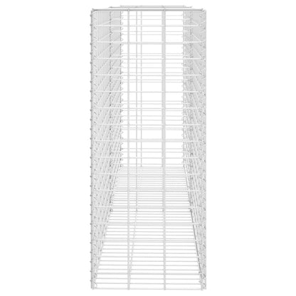 Gabione Verzinkter Stahl 85x30x200 cm