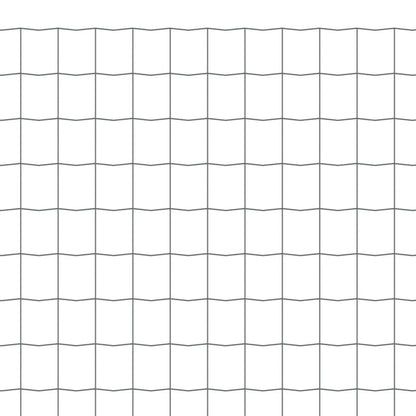 Eurozaun Stahl 10 x 0,8 m Grau