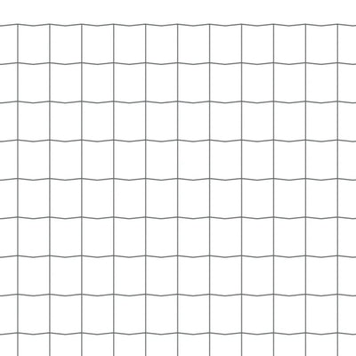 Eurozaun Stahl 10 x 0,8 m Grau