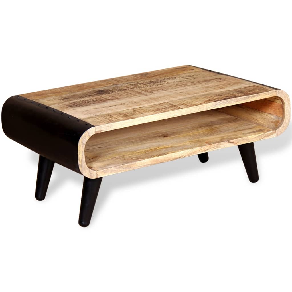 Couchtisch Raues Mangoholz 90x55x39 cm