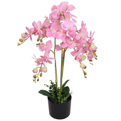 Künstliche Orchidee mit Topf 75 cm Rosa