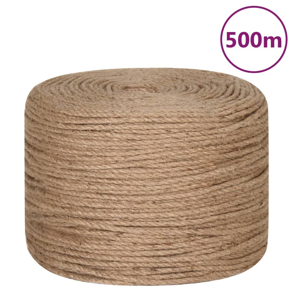 Seil 100% Jute 6 mm 500 m