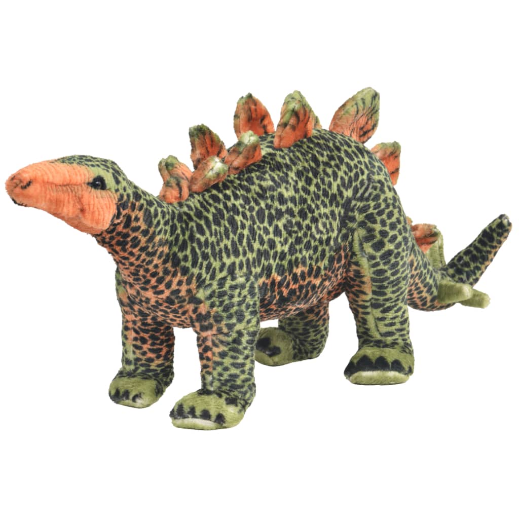 Plüschtier Stegosaurus Stehend Plüsch Grün und Orange XXL