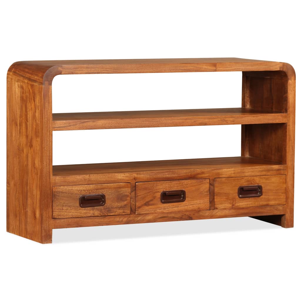 TV-Schrank Massivholz Akazie 90x30x55 cm