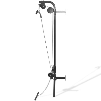 Torre per lat pulldown con 2 carrucole, montaggio a parete
