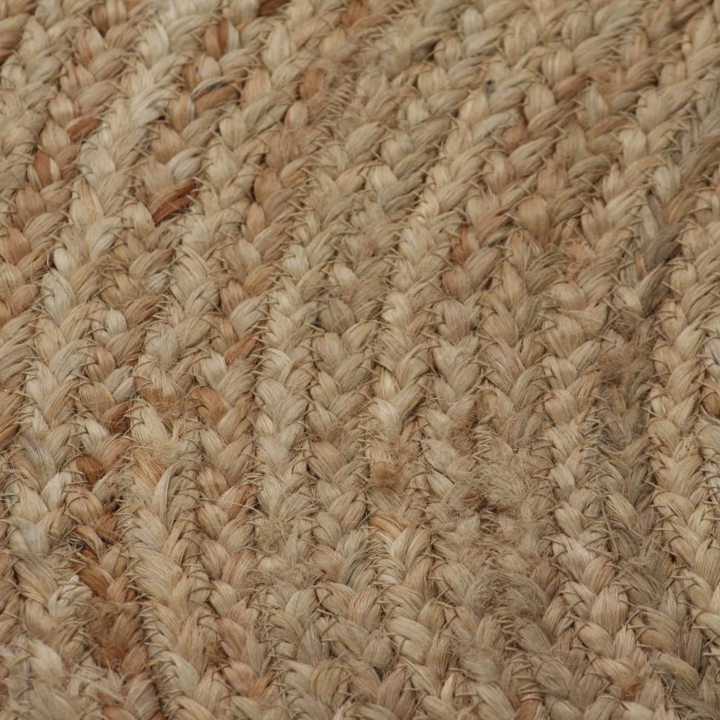 Teppich Jute Geflochten 150 cm Rund