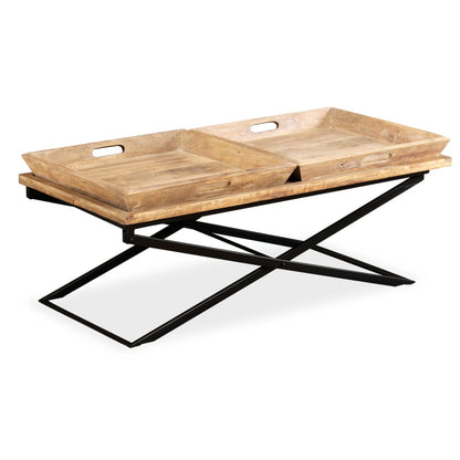 Couchtisch Mangoholz Massiv 110 x 55 x 42 cm