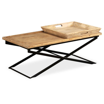 Couchtisch Mangoholz Massiv 110 x 55 x 42 cm