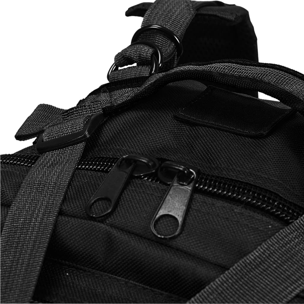 Rucksack Armee-Stil 50 L Schwarz