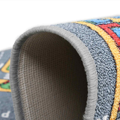 Spielmatte Grau 200 x 90 cm Stoff