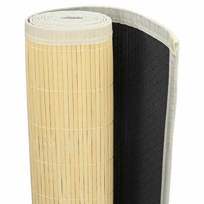 Teppich Bambus 100 x 160 cm Natur