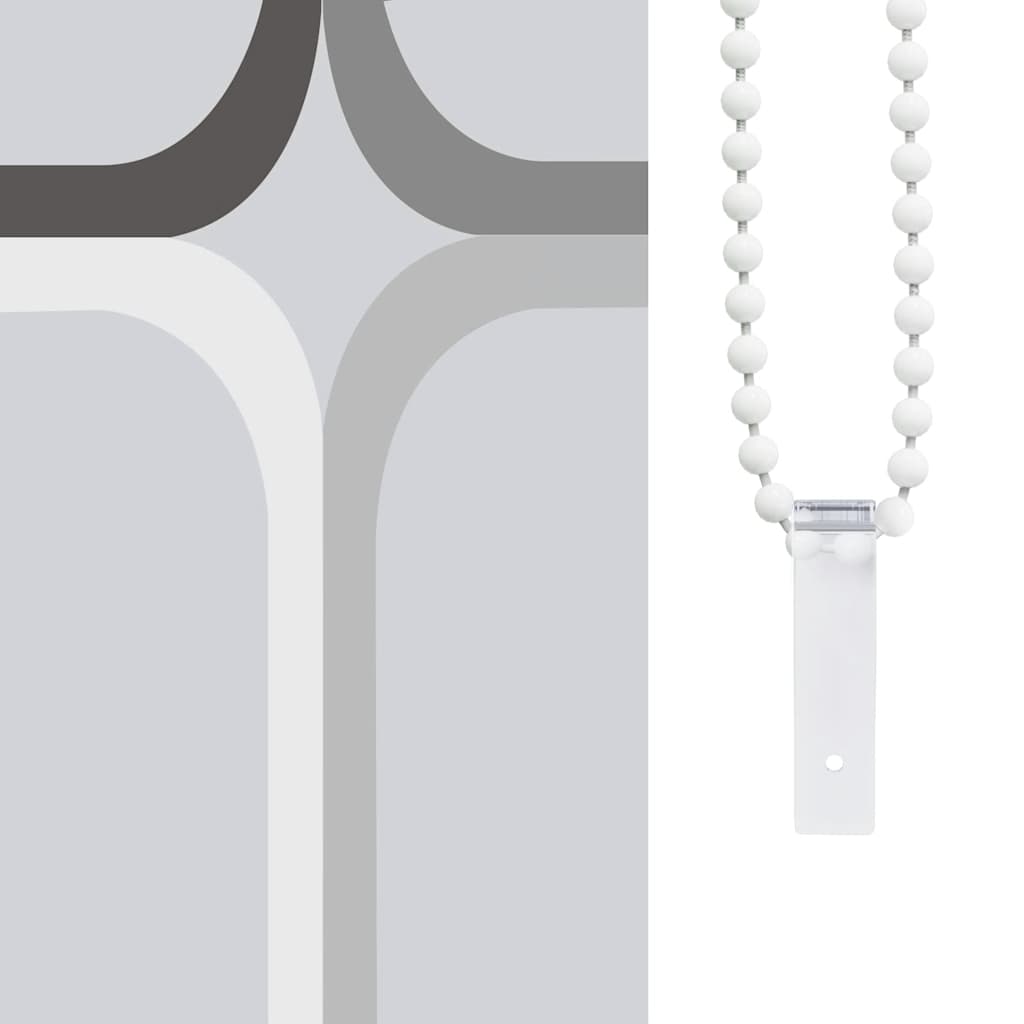 Tenda a rullo per doccia 120x240 cm motivo quadrato