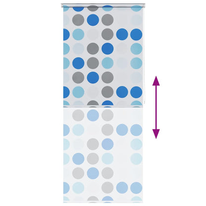 Duschrollo 120x240 cm Kreismuster