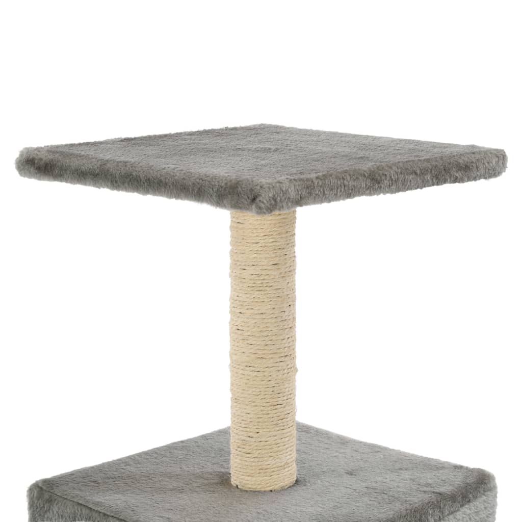 Katzen-Kratzbaum Sisal 55 cm Grau