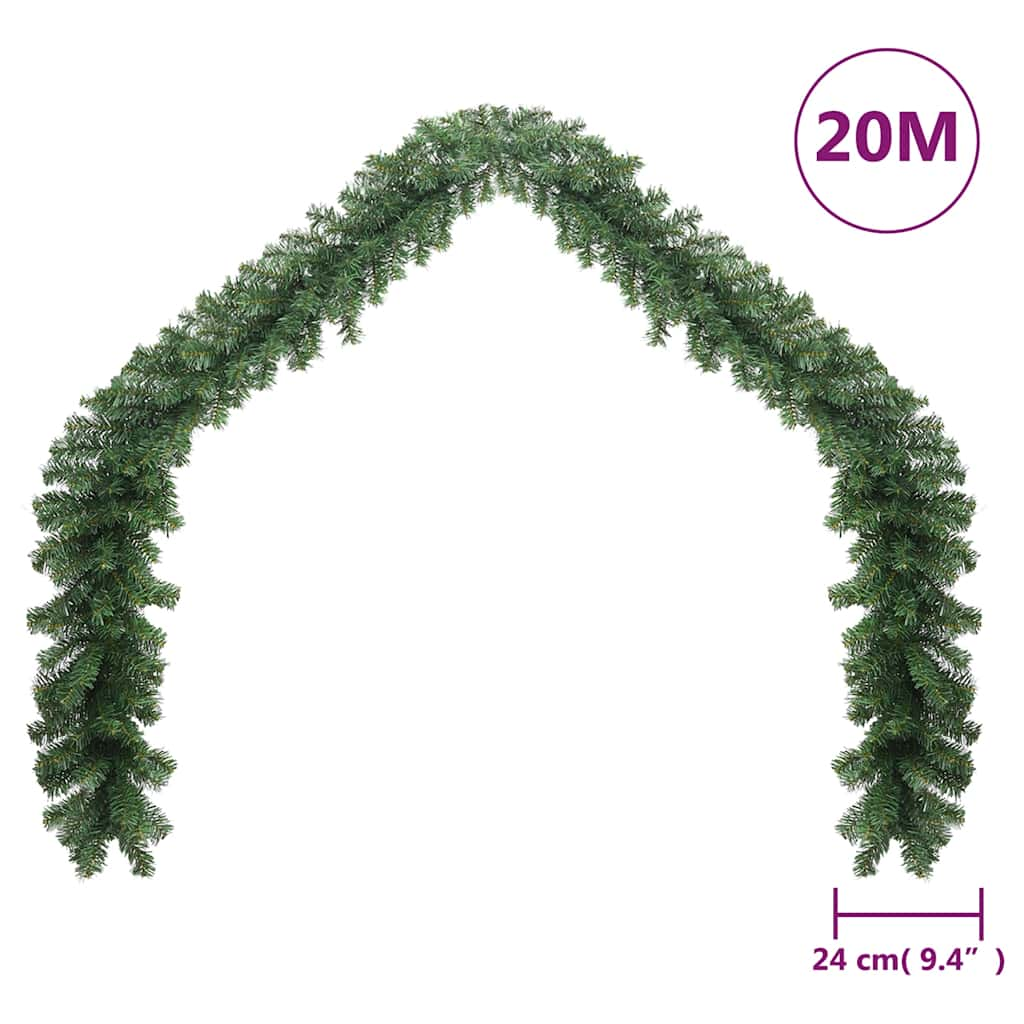 Weihnachtsgirlande PVC 20 m