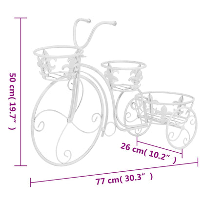 Blumentreppe Fahrradform Vintage-Stil Metall