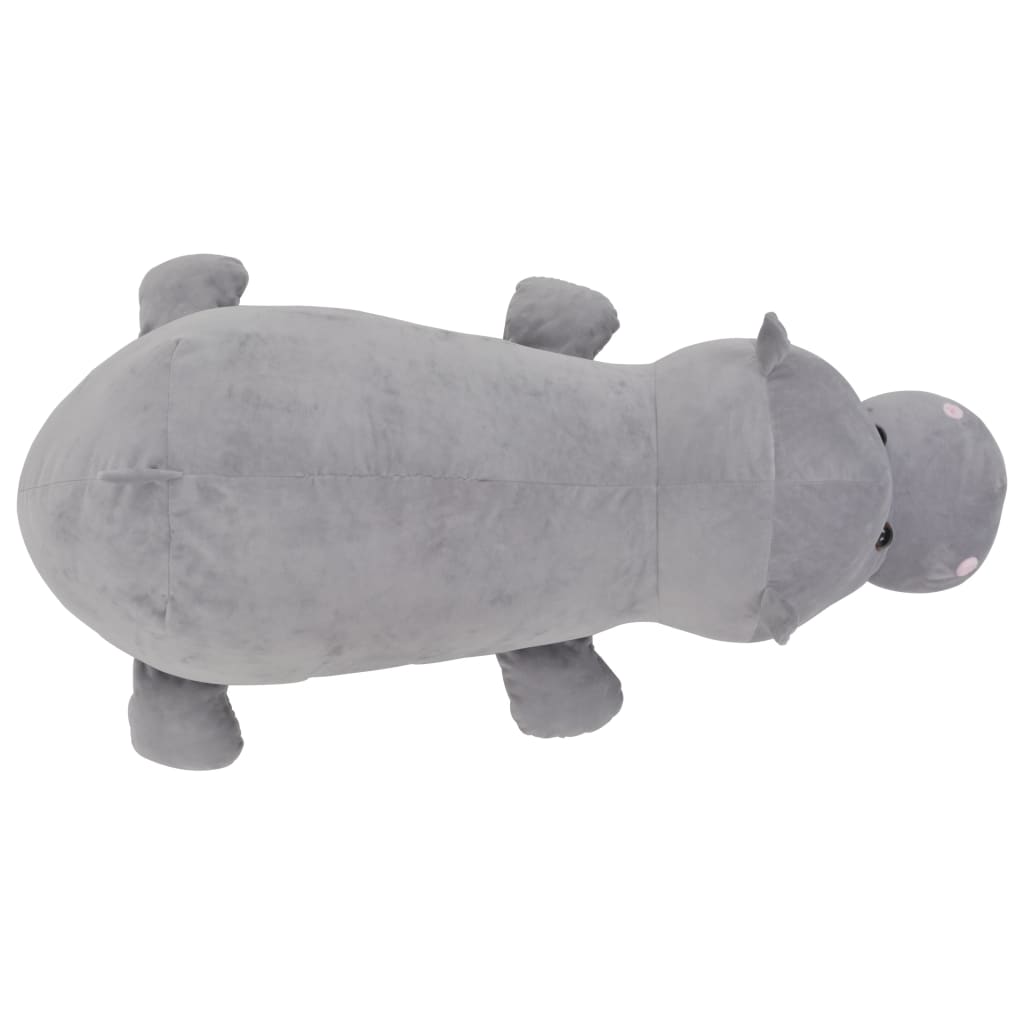 Hippo Kuscheltier Plüsch Grau