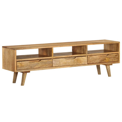 TV-Schrank Massivholz Mango 140x30x41 cm