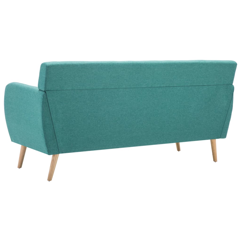 3-Sitzer-Sofa Stoff 172x70x82 cm Grün