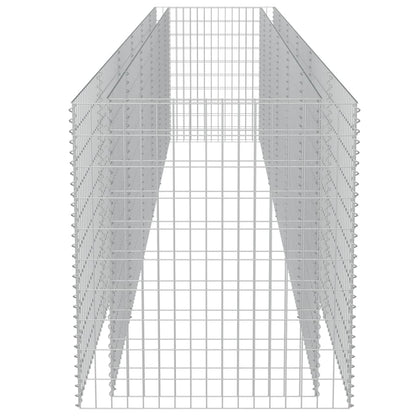 Gabionen-Hochbeet Verzinkter Stahl 540×90×100 cm