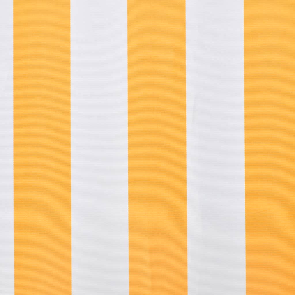 Markisenbespannung Canvas Orange & Weiß 500x300 cm