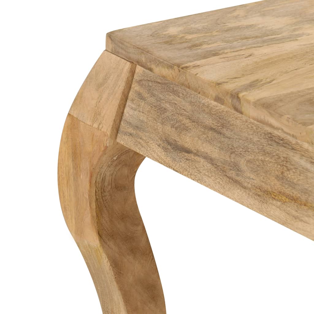 Couchtisch 80 x 80 x 40 cm Mangoholz Massiv