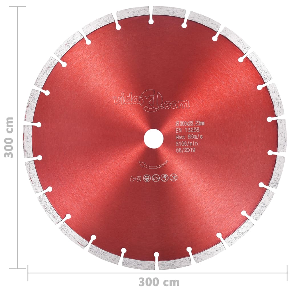 Diamant-Trennscheibe Stahl 300 mm