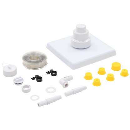 Set fontana greca da piscina da 13 pezzi, bianco