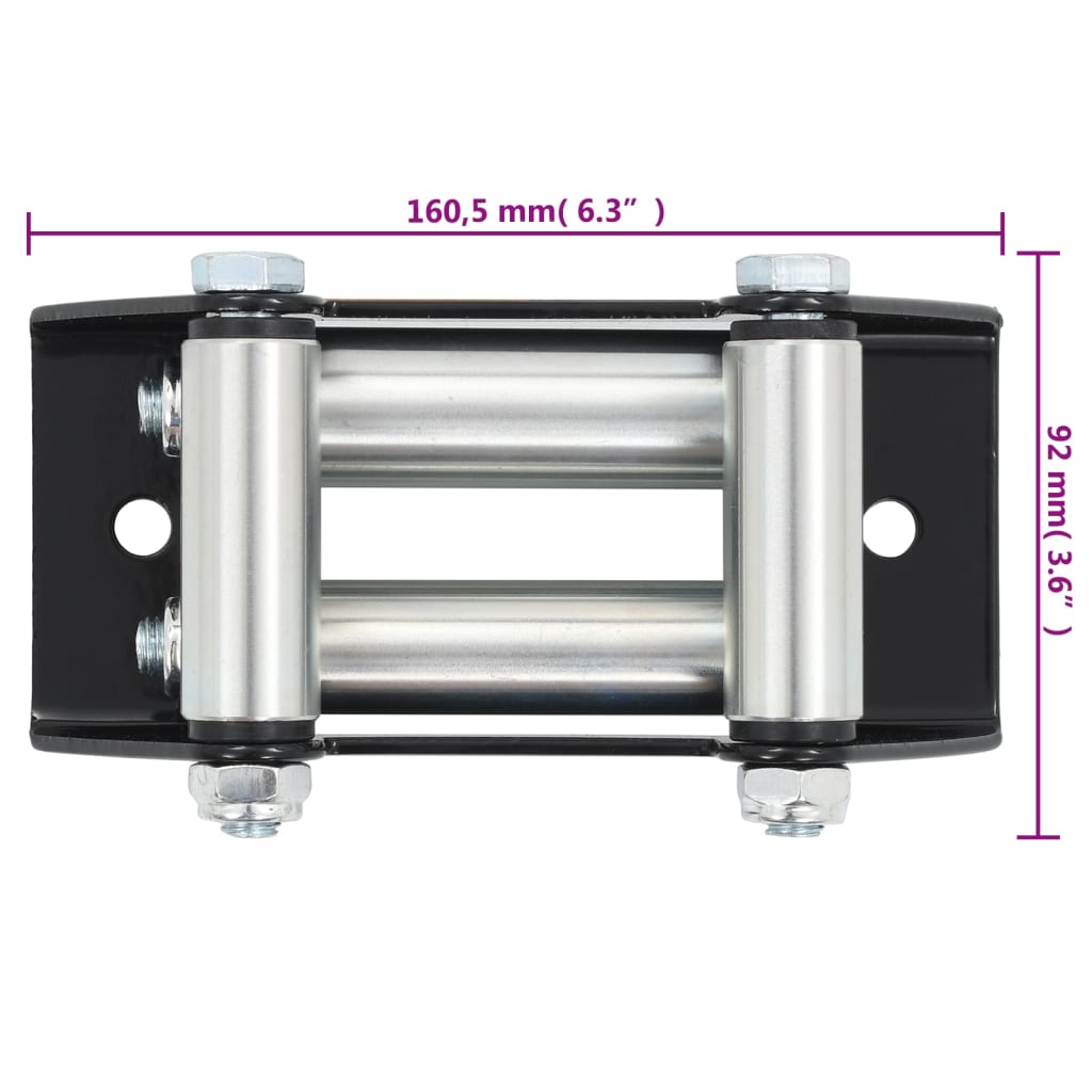 4-Wege-Rollenseilfenster Stahl 3500-4500 lbs