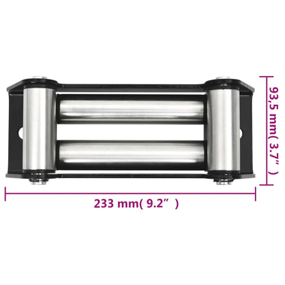 4-Wege-Rollenseilfenster Stahl 5000-6000 lbs