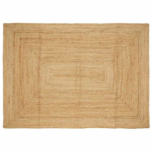Teppich Handgefertigt Jute Natur 160x230 cm