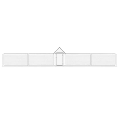 Hühnerstall 9x1x1,5 m Verzinkter Stahl