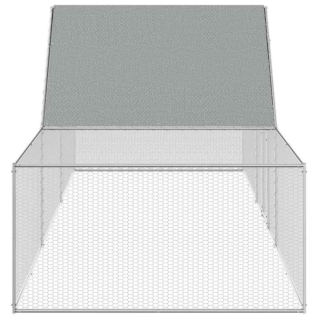 Hühnerstall 6x2x2 m Verzinkter Stahl
