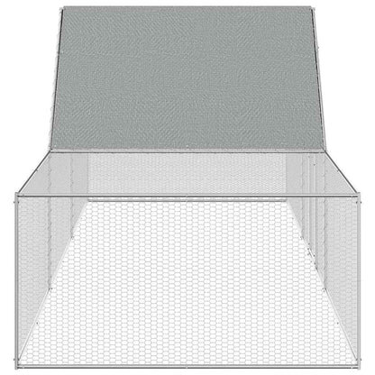 Hühnerstall 6x2x2 m Verzinkter Stahl