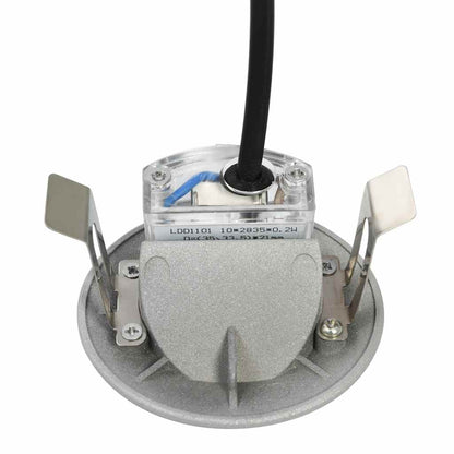 Außenwandleuchten 6 Stk. LED 2 W Silbern Rund