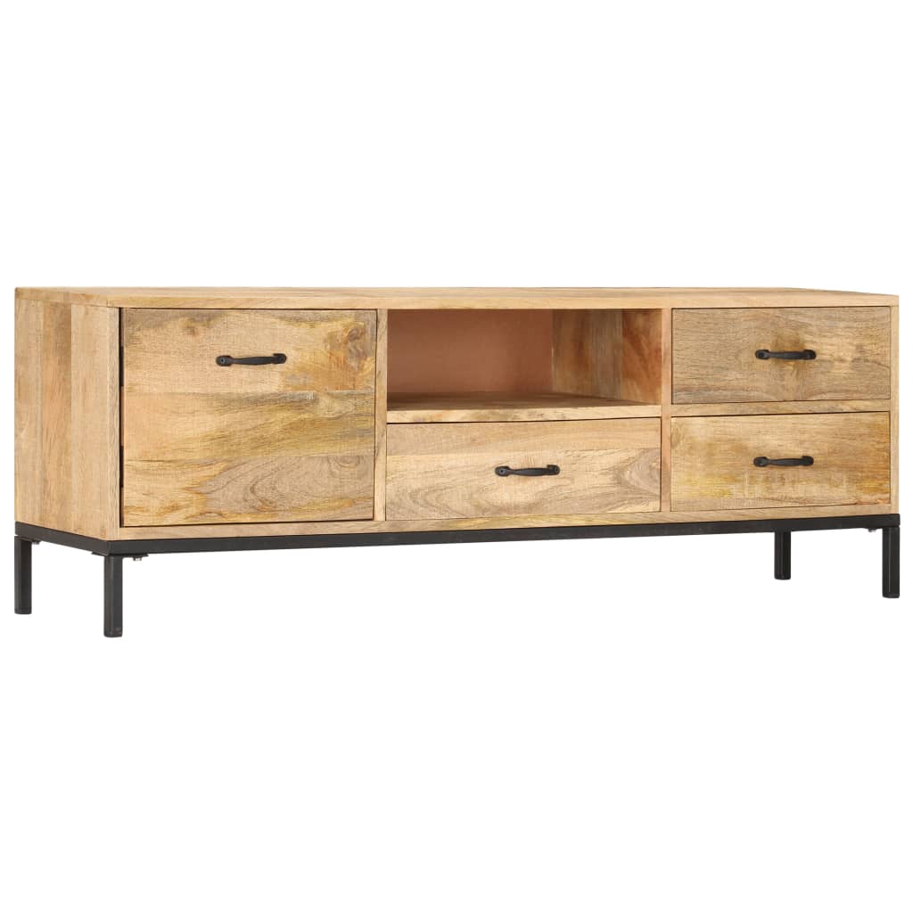 TV-Schrank 130x30x45 cm Massivholz Mango