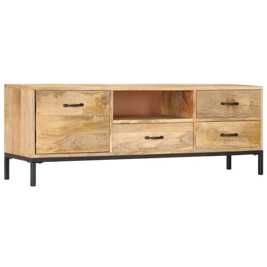 TV-Schrank 130x30x45 cm Massivholz Mango