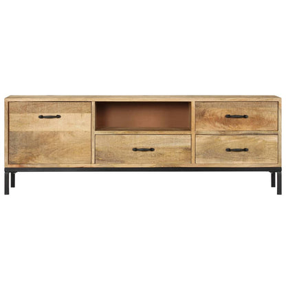 TV-Schrank 130x30x45 cm Massivholz Mango